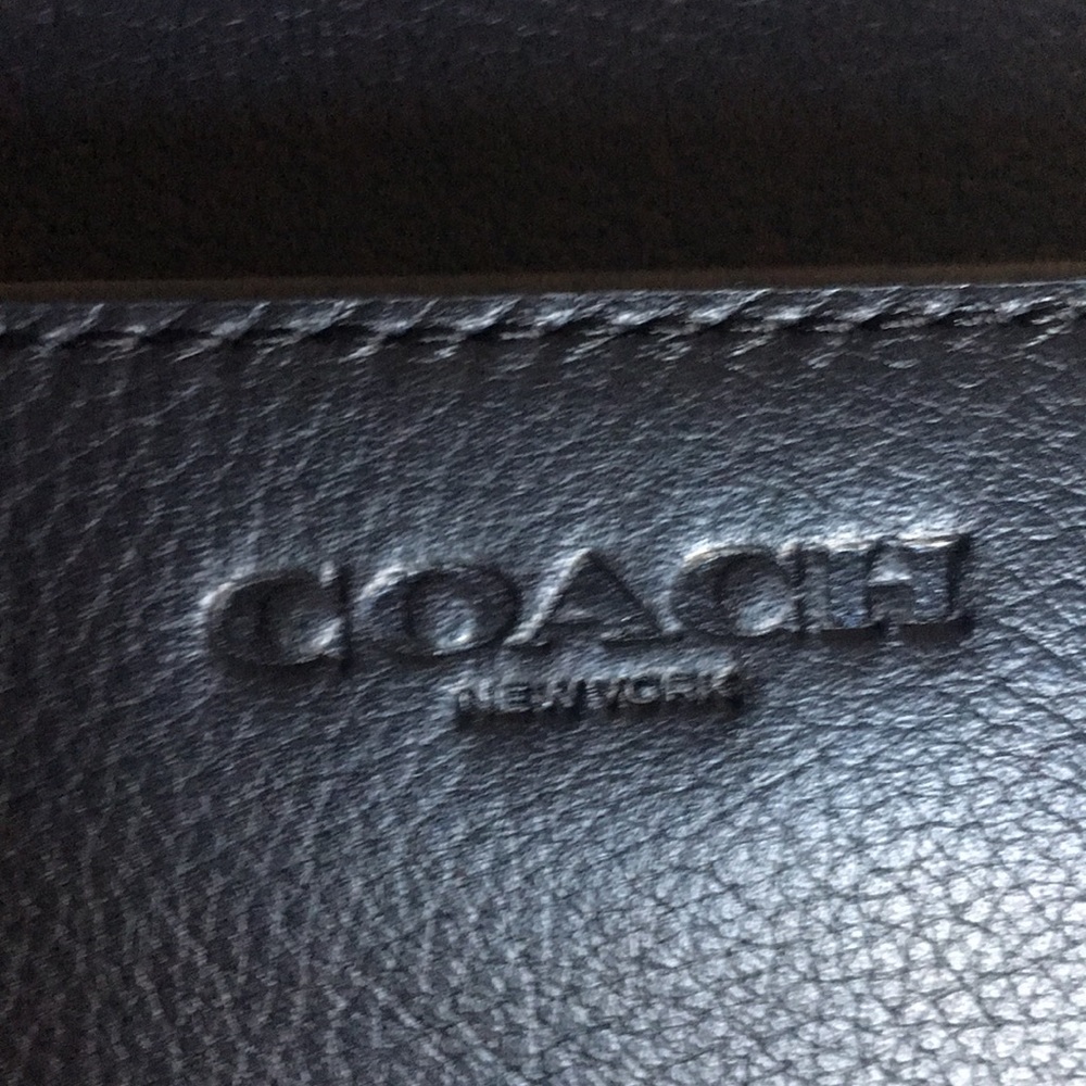 Coach Black Leather Travel Bag - Picture 3 of 5